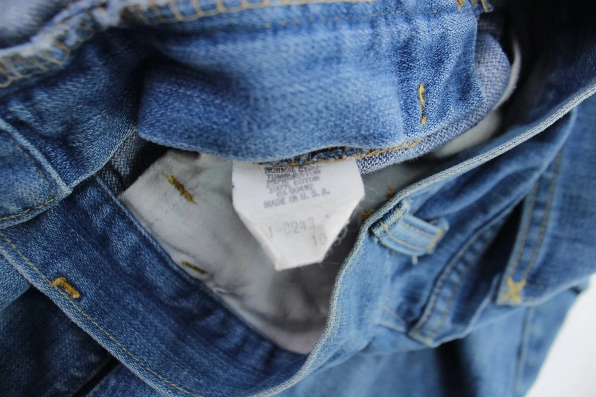 70's Lee Riders Embroidered Ohio Denim Jeans