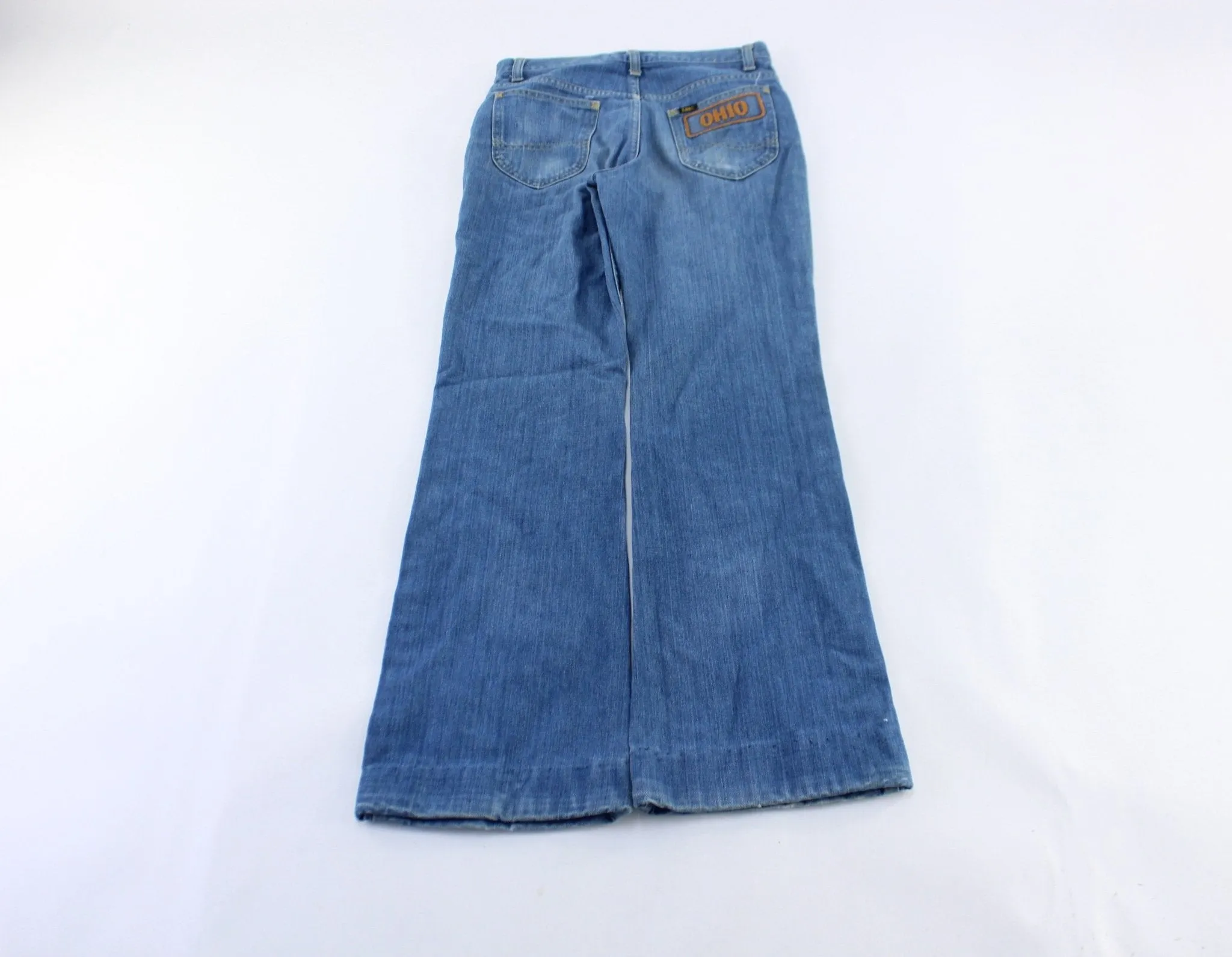 70's Lee Riders Embroidered Ohio Denim Jeans