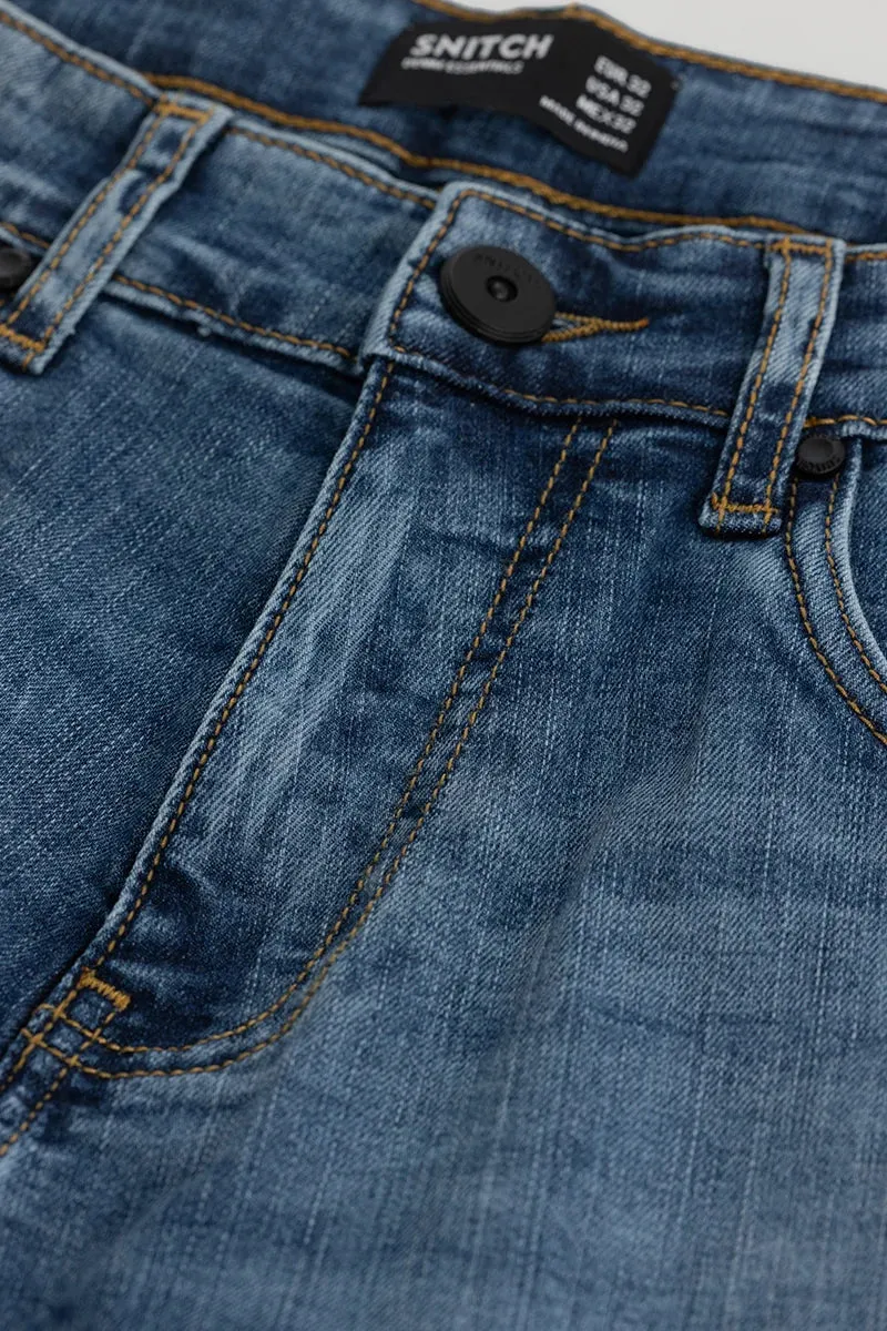 Stylish Slim Fit Royal Blue Jeans for a Trendy Look