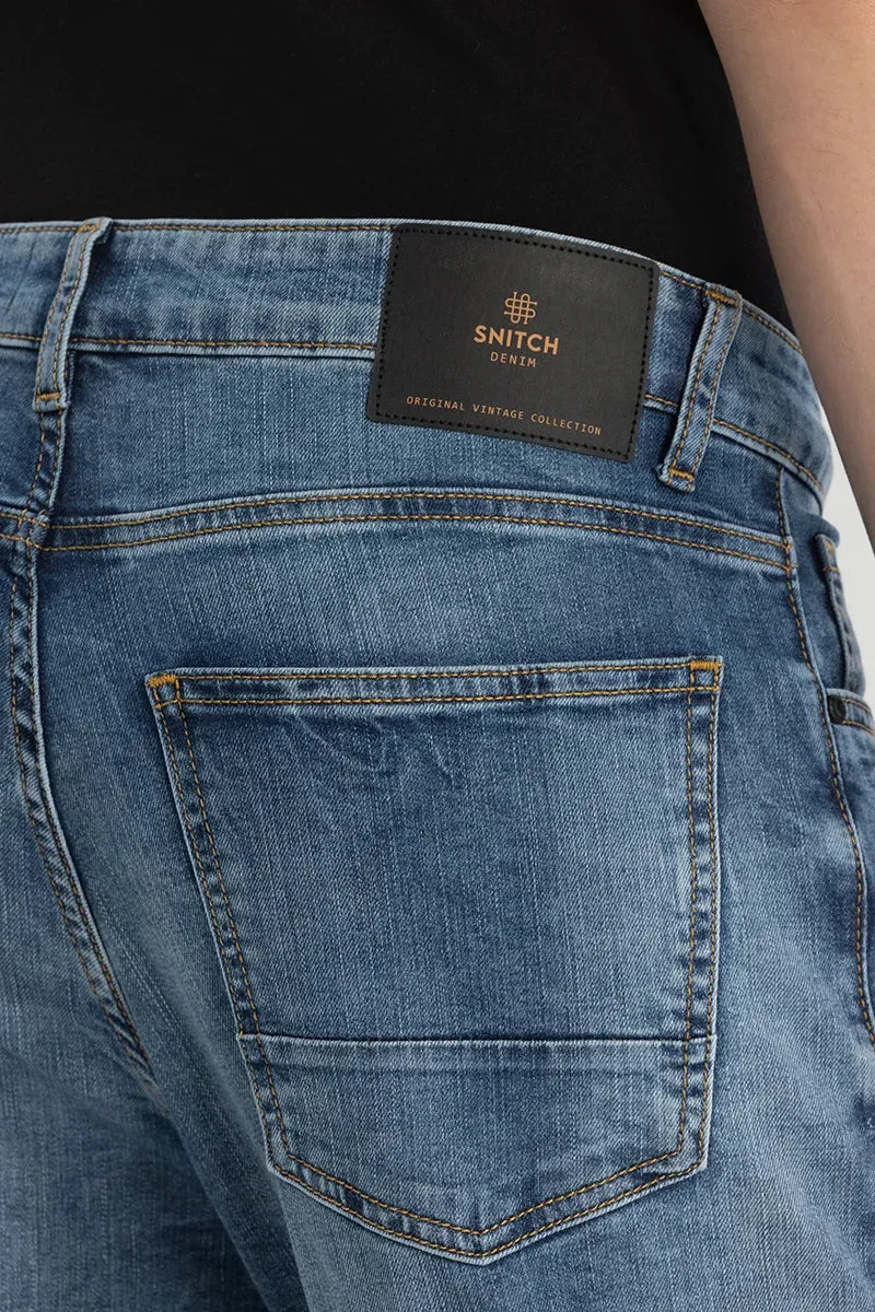 Stylish Slim Fit Royal Blue Jeans for a Trendy Look