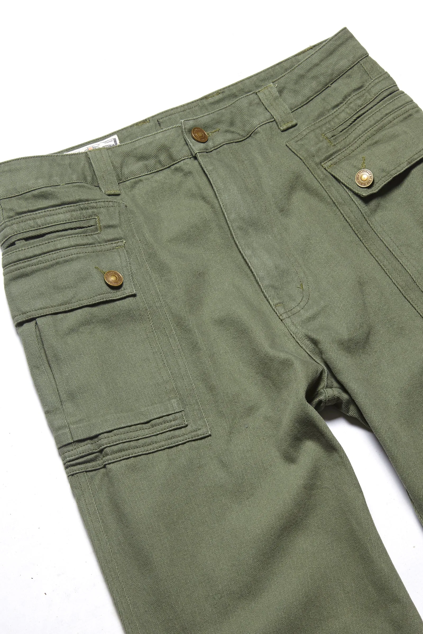 Premium Deadstock P44 Pants in Olive Green - Classic Military Style Trousers
