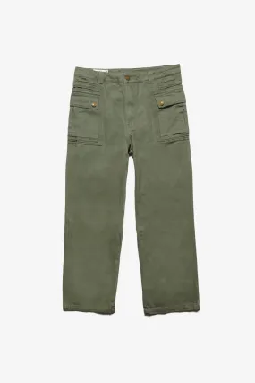 Premium Deadstock P44 Pants in Olive Green - Classic Military Style Trousers
