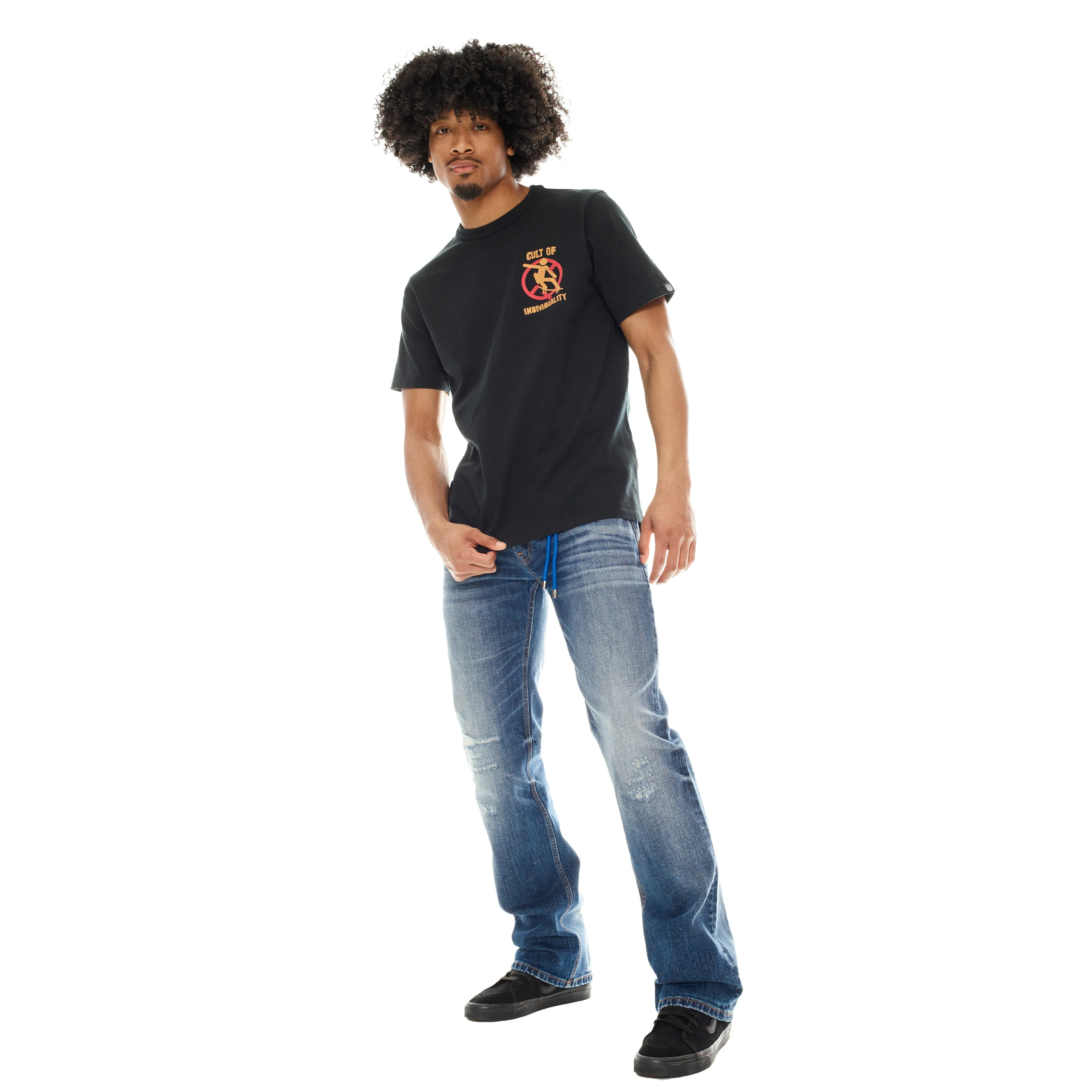 Mens Hagen Relaxed Fit Jeans in Ares Wash - Comfortable Denim for Everyday Style
