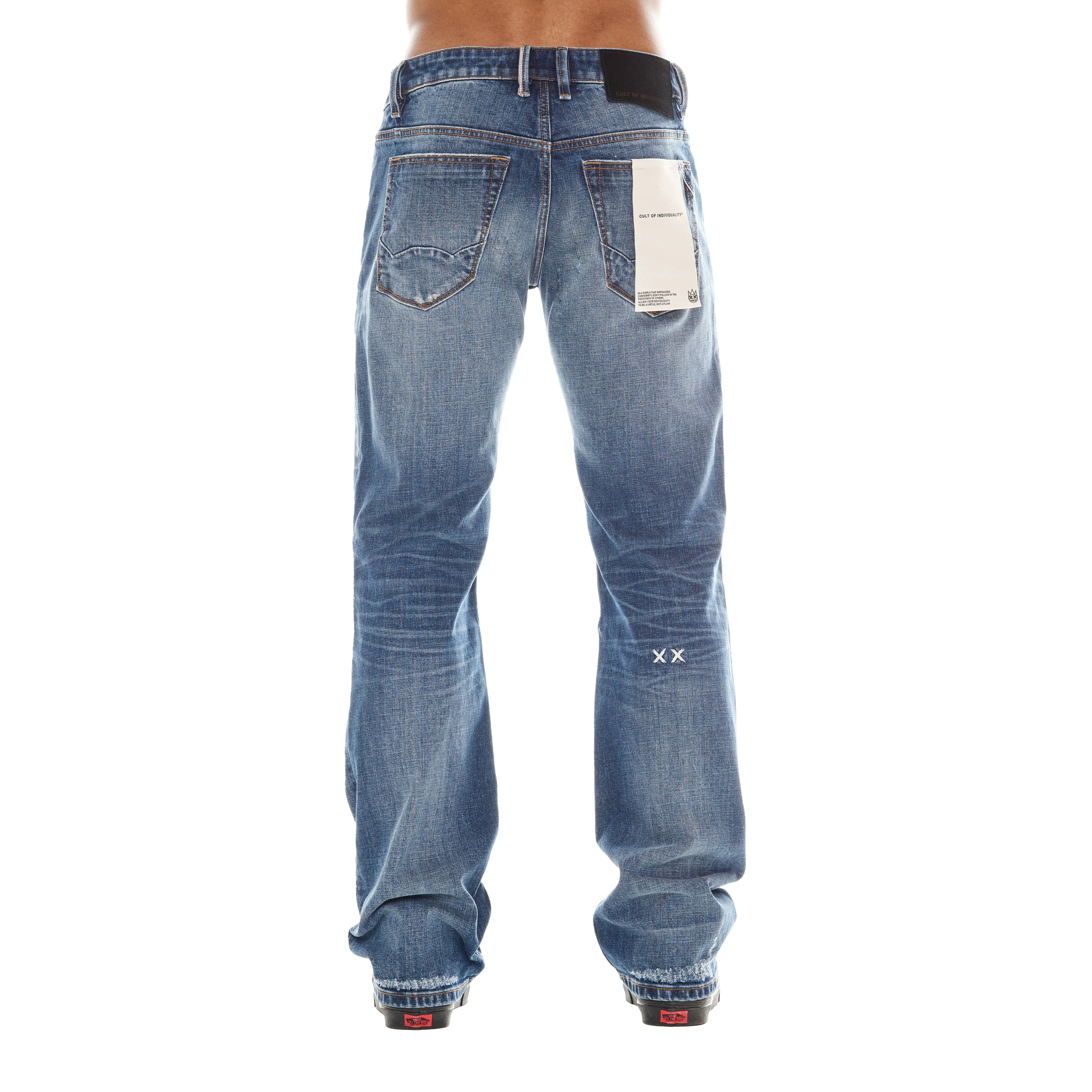 Mens Hagen Relaxed Fit Jeans in Ares Wash - Comfortable Denim for Everyday Style