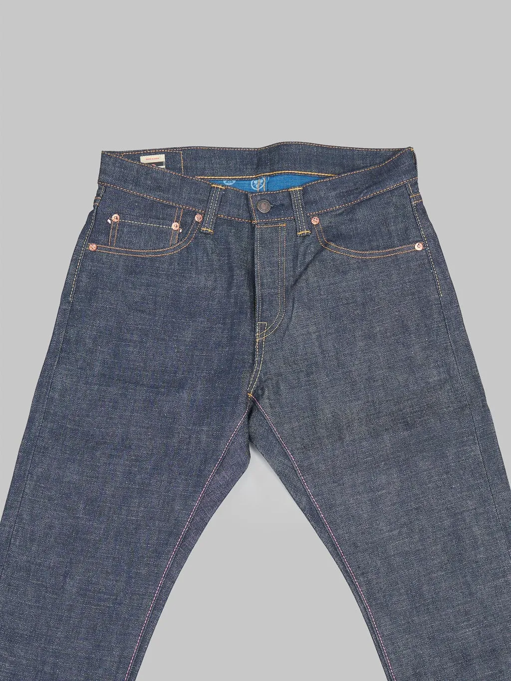Momotaro 14.7oz Legacy Blue High Tapered Jeans - Style 0405-40