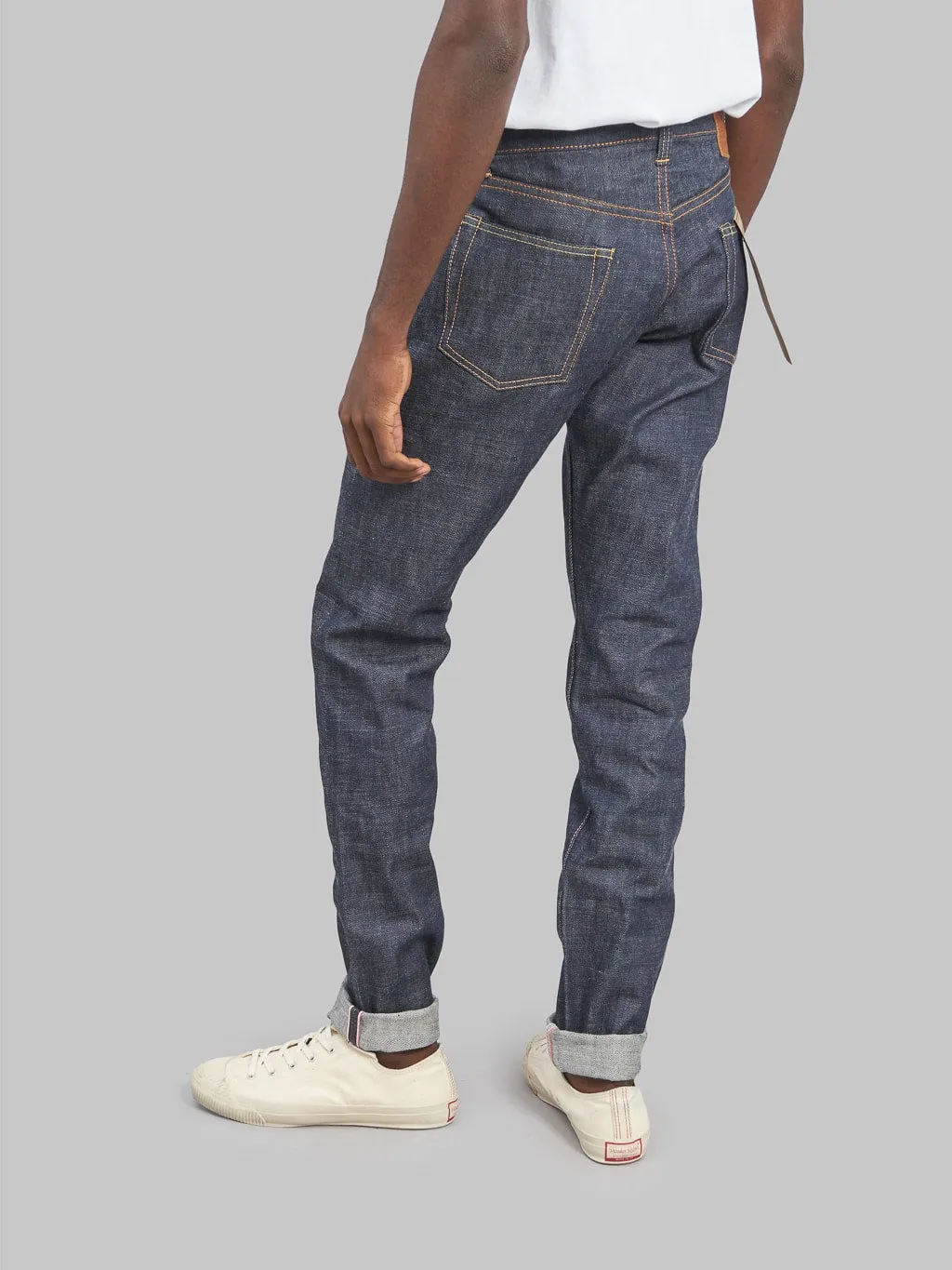Momotaro 14.7oz Legacy Blue High Tapered Jeans - Style 0405-40