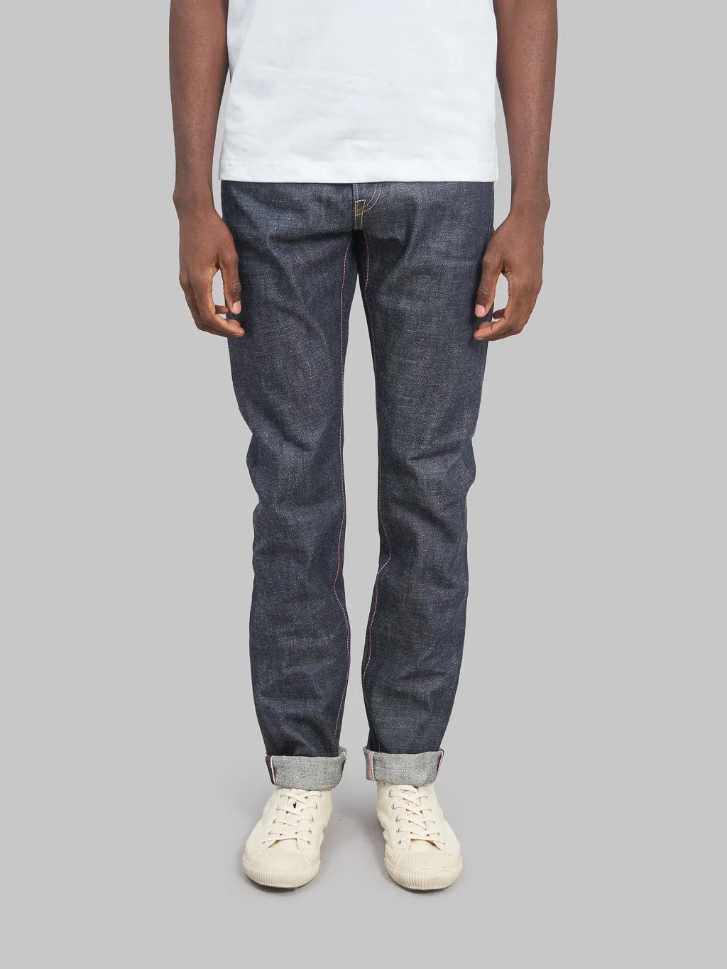 Momotaro 14.7oz Legacy Blue High Tapered Jeans - Style 0405-40