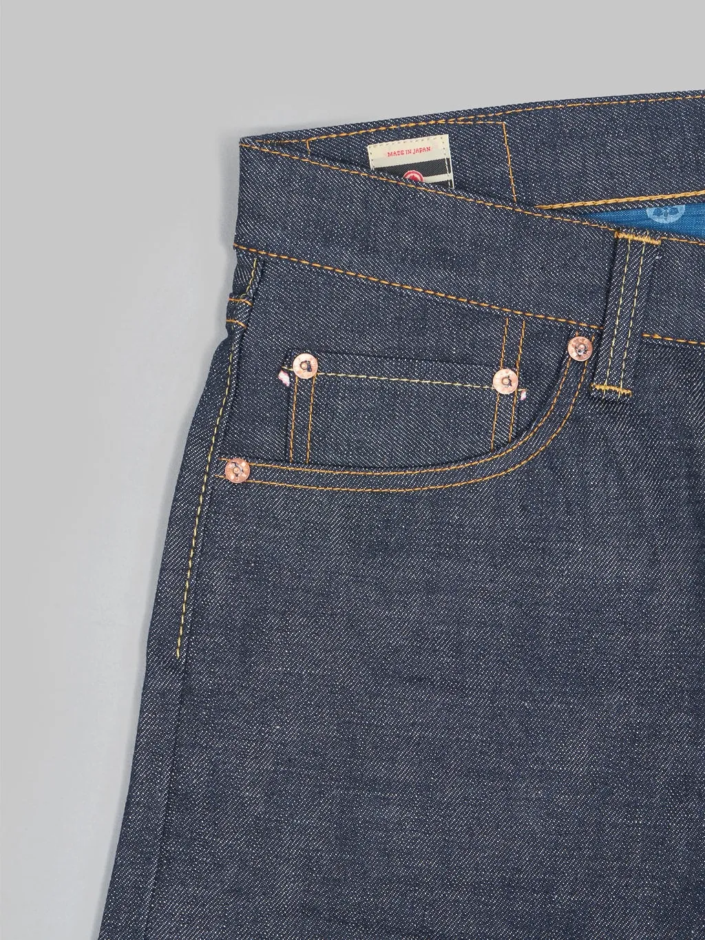 Momotaro 14.7oz Legacy Blue High Tapered Jeans - Style 0405-40