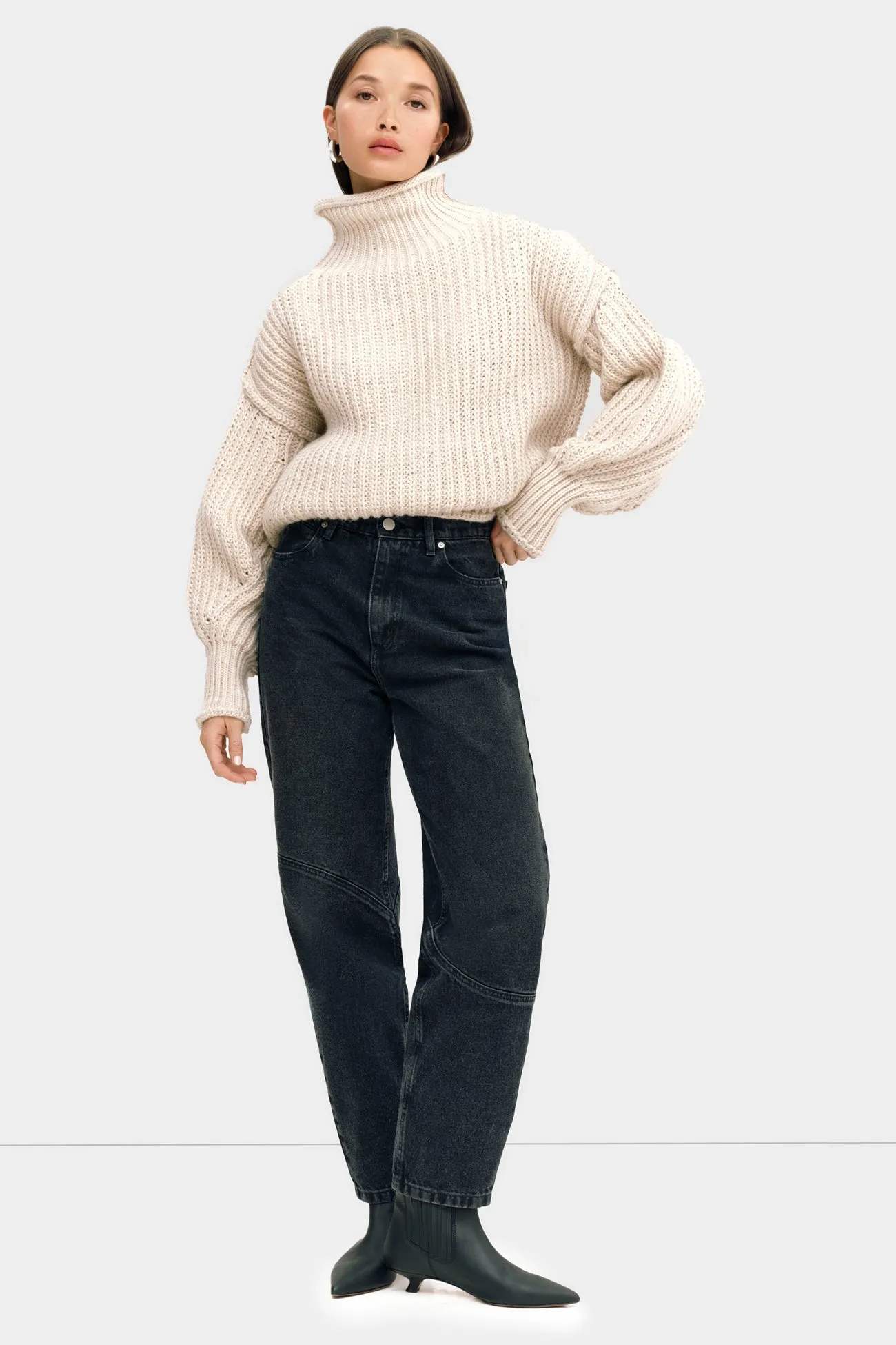 Monique Slim-Fit High-Waisted Skinny Jeans