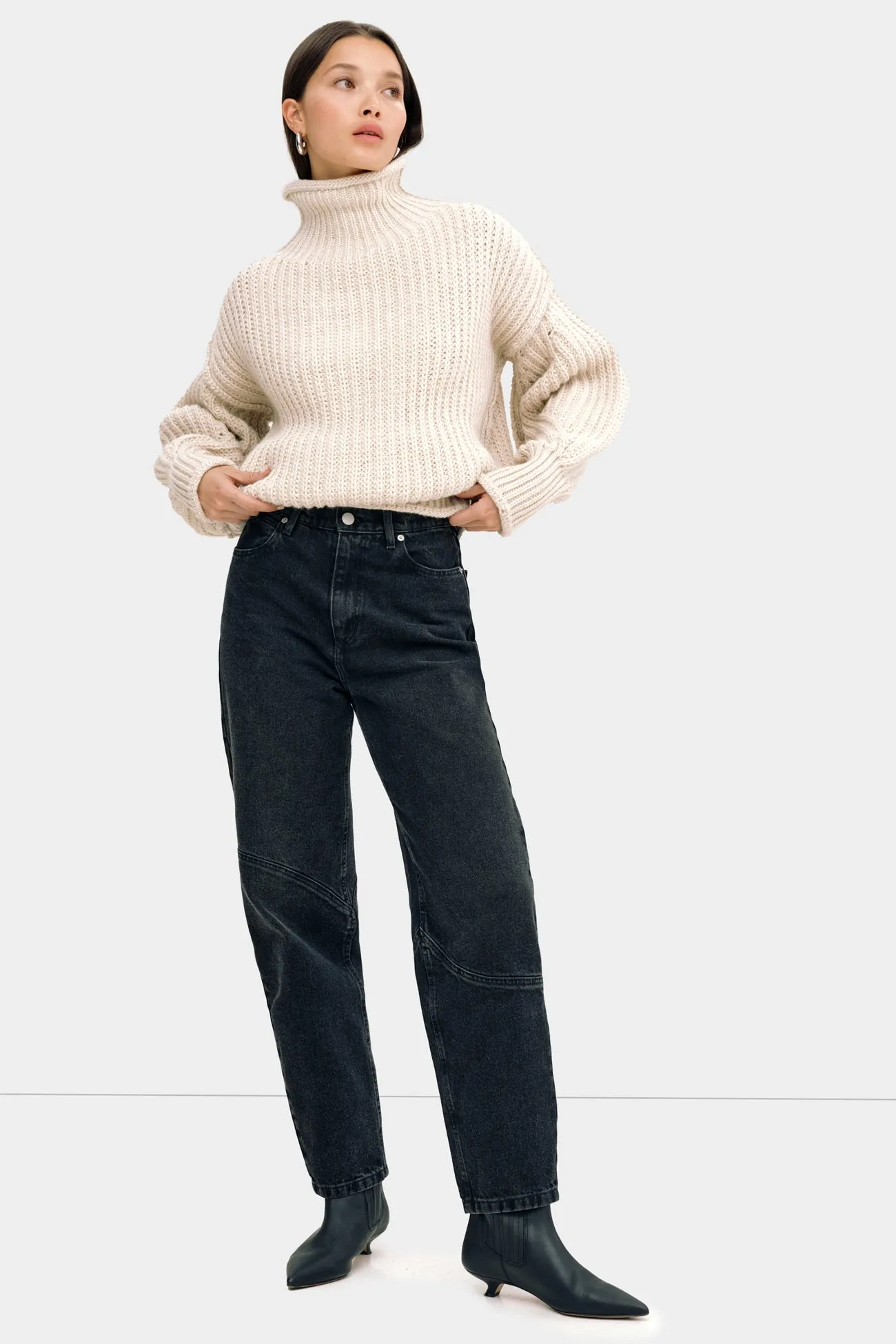 Monique Slim-Fit High-Waisted Skinny Jeans