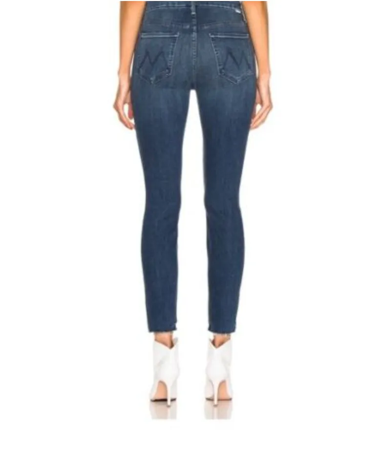 MOTHER High Waisted Looker Ankle Fray Jean just like the ones we use to know