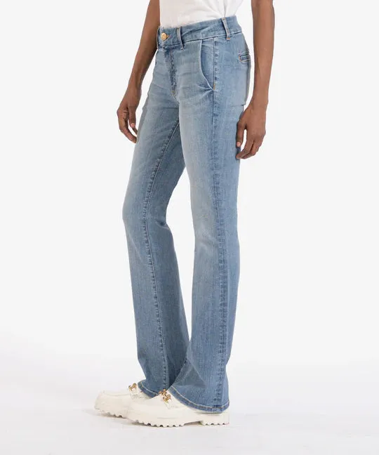 Natalie Mid Rise Trouser Flare