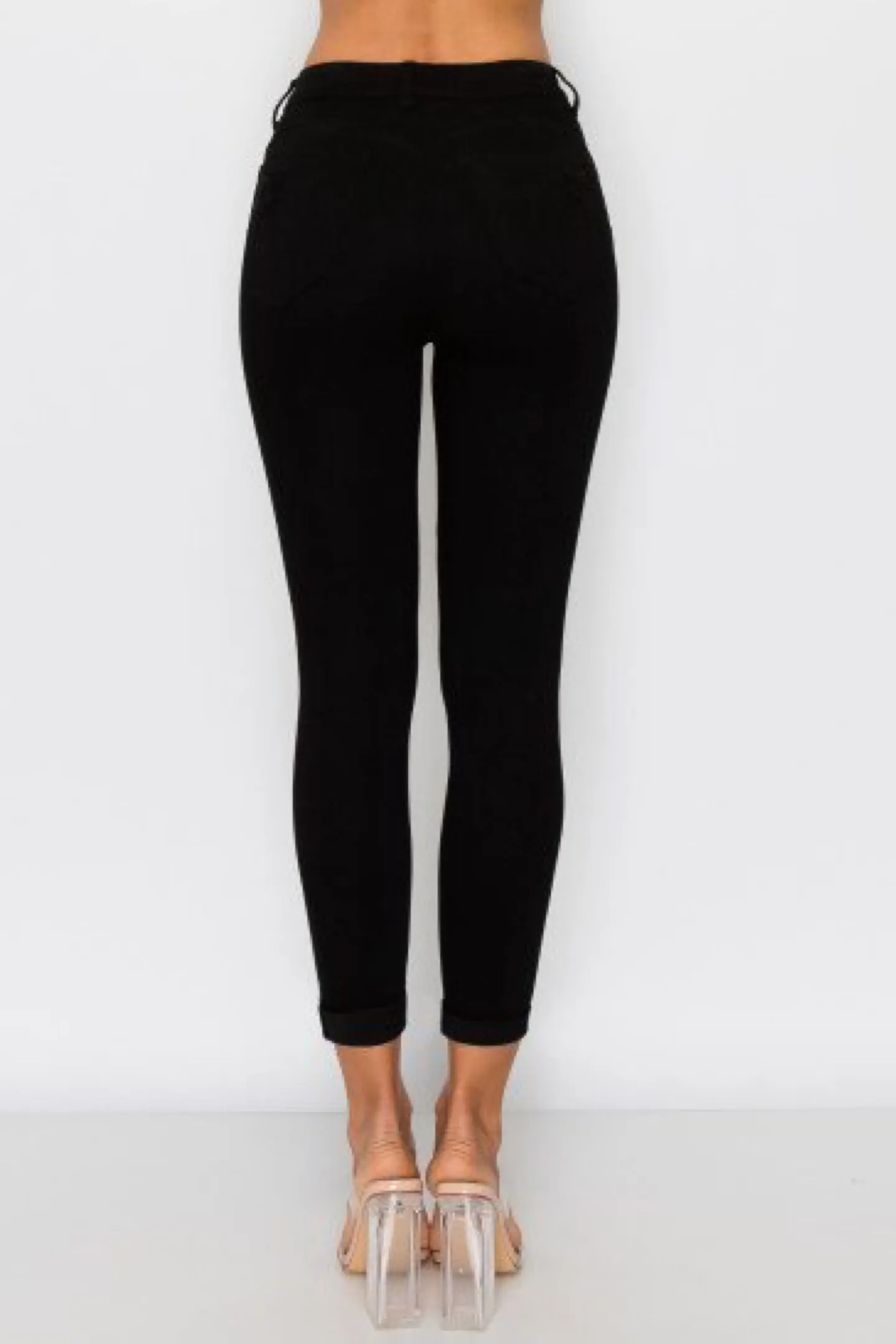 Taylor ~ Destructed Push-Up Skinny Jeans