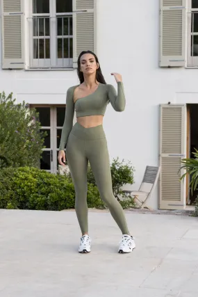 High-Waisted V-Cut Yoga Leggings for Women - Comfortable and Stylish Activewear