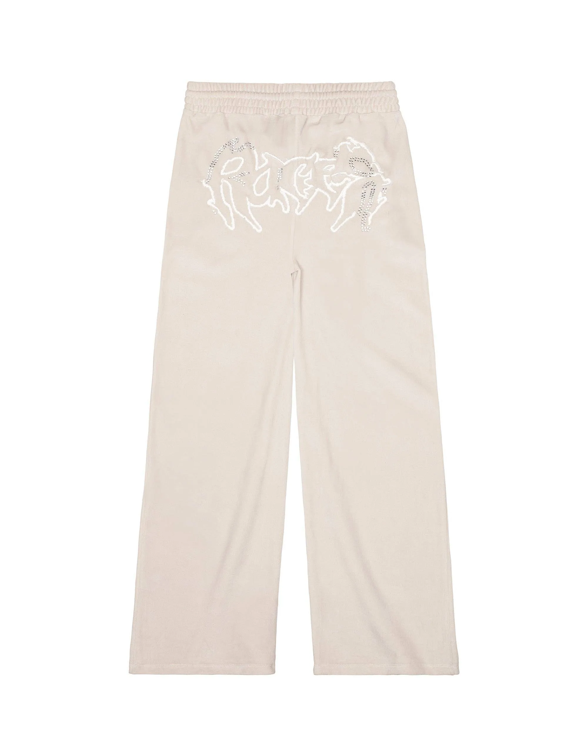 Certainly! To optimize the title of this e-commerce product and make it more appealing and descriptive, you can include modifiers such as the style, fit, material detail, and audience. Here is an optimized product title:

Womens Premium Velour Lounge Pants - Soft, Comfortable, Relaxed Fit Womens Sweatpants

This title includes information about the product type, material, style, and intended audience, which can help attract the right customers and improve searchability.